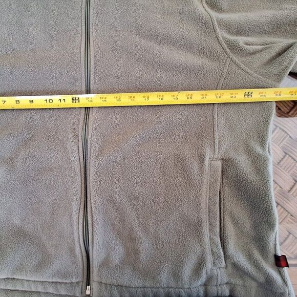 Woolrich Trailhead Fleece Full Zip Jacket Andes Sage Green Women XL - Picture 7 of 11